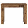 Vintage Wood Effect Desk 100 x 45 x 75 cm Particleboard