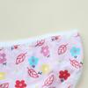 12PC/Set Baby Girls Briefs Cotton Panties Kids Floral Underwears Children Short Underpants For 2-12Years