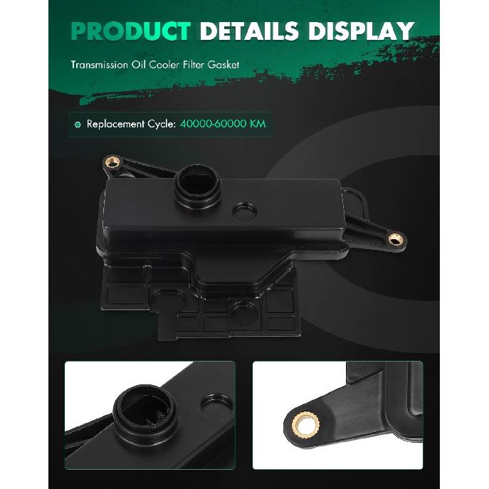 SCITOO Automatic Transmission Filter Kit suitable for Toyota Camry for Highlander for RAV4 for Sienna Venza 2009-2019 Transmission Filter And Gasket