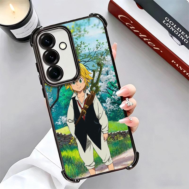 Seven D-Deadlys Sins Meliodas Soft Phone Case For Samsung A17 A27 A07 A37 A57 A16 A56 A15 A55 A14 A54 A13 A53 A26 A36 A25 A35 A2