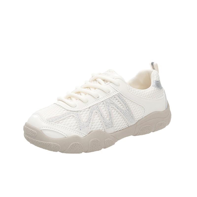 Popular super fire breathable mesh sports moral training shoes women's 2025 summer new versatile casual little white women's shoes