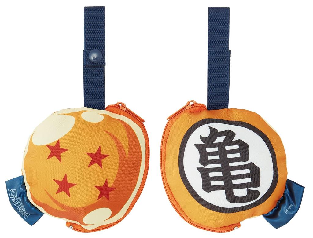 Skater Shopping Bag with Pouch Eco 42cm x 32cm x 18cm Dragon Ball / Bag, (W) (H) (D), Z, Boys' Design, KBS42P-A