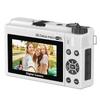 88MP 8K Camera 18X Zoom Autofocus 3 Inch 180 degrees  Flip Screen Dual Battery WiFi Mirrorless Camera with Lens Cap