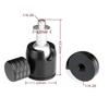 Mini Ball Head Panoramic Tripod Head 1/4'' 3/8" M4 M5 M6 Screw Hole Mount For Camera Camcorder Monitor Smartphone Light Mic