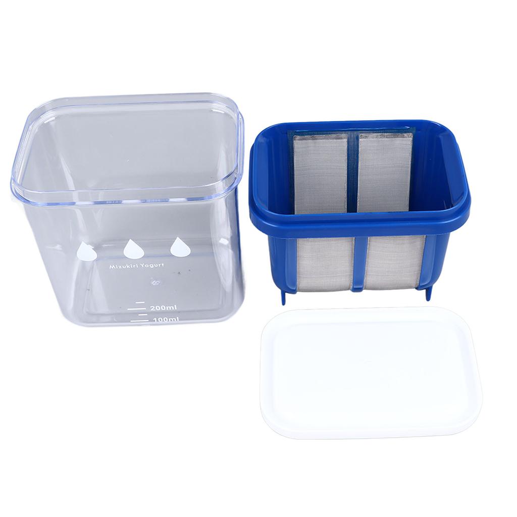 Yogurt Filter Efficient Filtration AS Resin Stainless Steel Large Capacity Whey Separator Yogurt Strainer