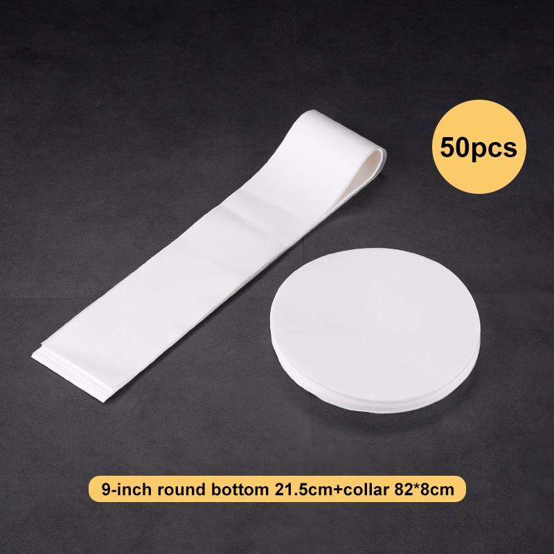 50 Seturi Hârtie Margine Formă Tort Antiaderentă Inel Formă Hârtie Rezistentă la Cuptor Guler Cofetărie Rulou Pentru Accesorii de Bucătărie pentru Copt