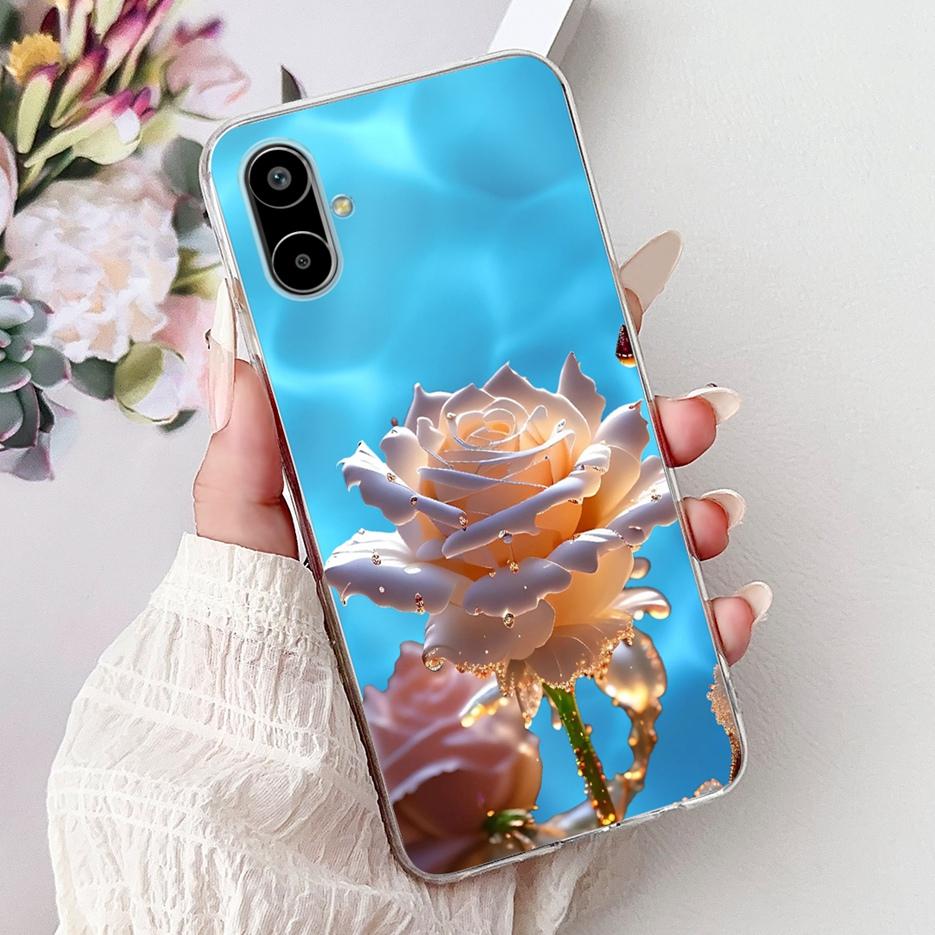 Für Samsung Galaxy F06 5G Hülle SM-E066B Modisches Bemaltes Cover Weiche Silikon Handyhülle Für Samsung F06 M 06 Galaxy M06 5G Fundas