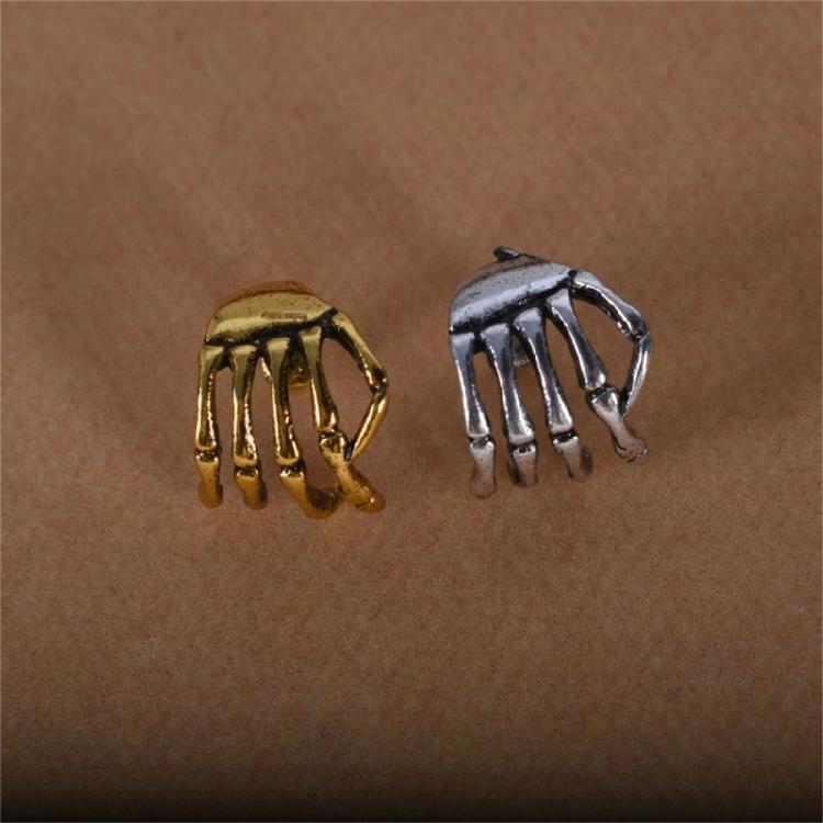 Alternative Alloy Ear Cuff Skeleton Hand Designs Punk Rock Fashion Accessory Jewelry For Edgy Outfits