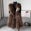 Imitation Fur Vest Women's Winter Wear Thickened Imitation Fox Fur Vest Jacket Fashionable and Light