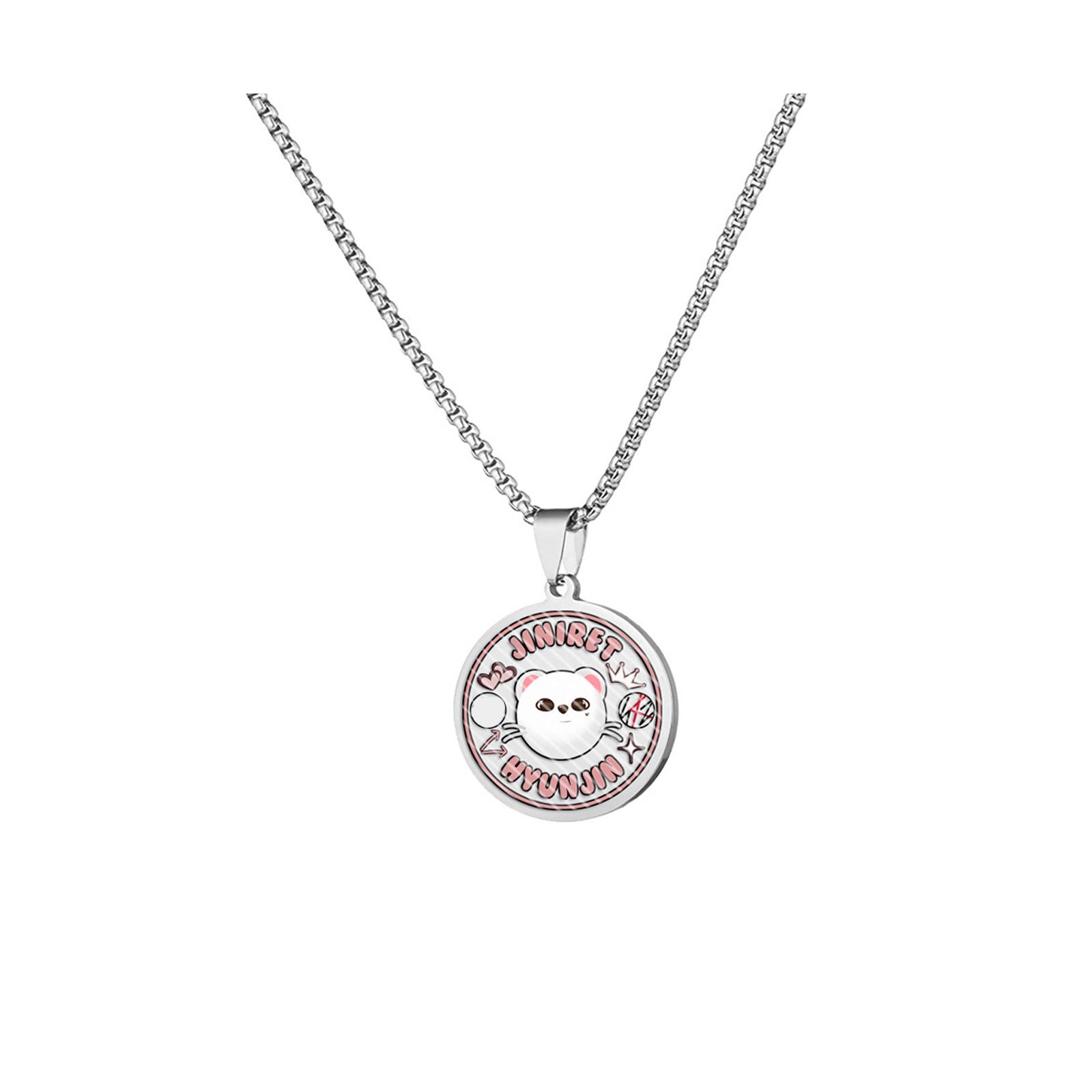 

Stainless Steel Engraved Necklace, Men s Group, Titanium Steel Pendant, Sweater Chain One Size