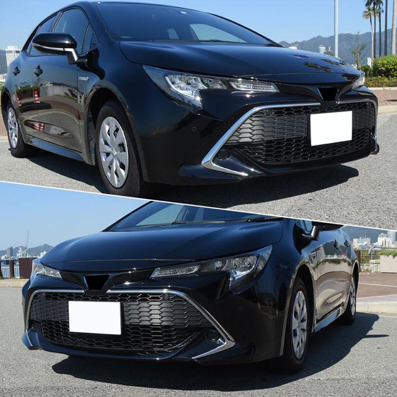 1PCS Chromed Front Grill Grille Moulding Trim trims Decorate Trim For Toyota C-HR 2017 2018 2019 2020
