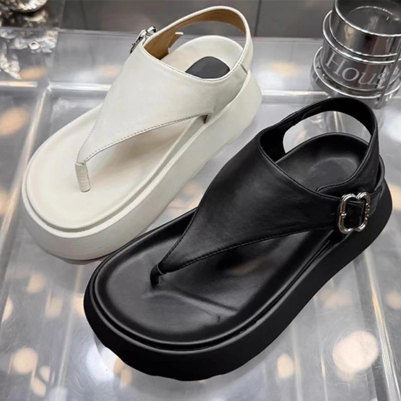 Platform Women Sandals Flats Casual Shoes Cozy Woman Slippers Slides Brand Walking Sport Chaussures Femme