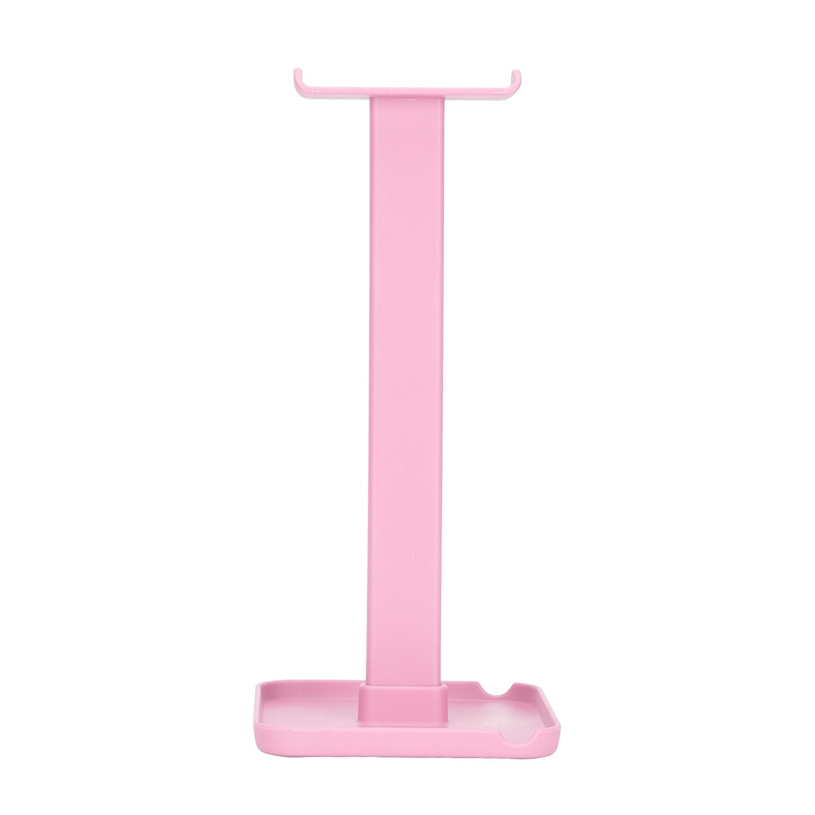 

Headphone Stand Multifunctional Space Saving Sturdy Durable Stable Bright Color Headset StandPink синий
