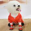 4pcs/set Reflective Puppy Booties Waterproof Pet Rain Shoes Pet Dog Shoes  Small Medium Dog