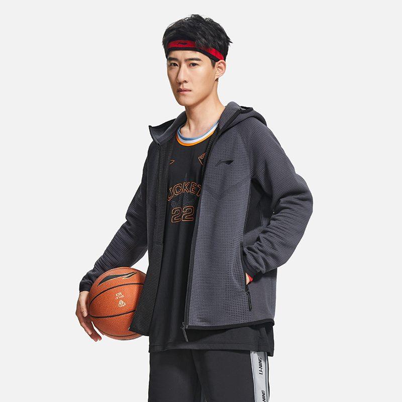 Li Ning Sports Basketball Collection Sweatshirt Unisex Standard White AWDSC13-2