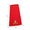 2Pcs Christmas Face Towel Xmas Red Santa Claus New Year Gift Washing Towel Hand Face Cloth Towel