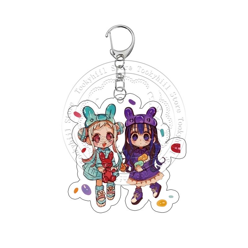 Hanako-kun Cartoon Acrylic Keychain Kawaii Nene Aoi Sousuke Anime Role Characters Collection Acg Pendant Bag Decor Birthday Gift