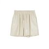 Lap Waistband Leather Short Pants An4lpa40