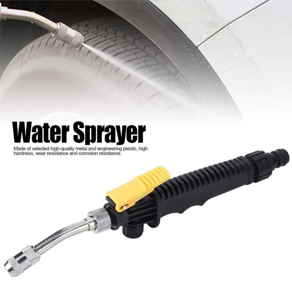 Stainless Steel Garden Hose Nozzle High Pressure Watering Sprinkler Water Spray Car Wash