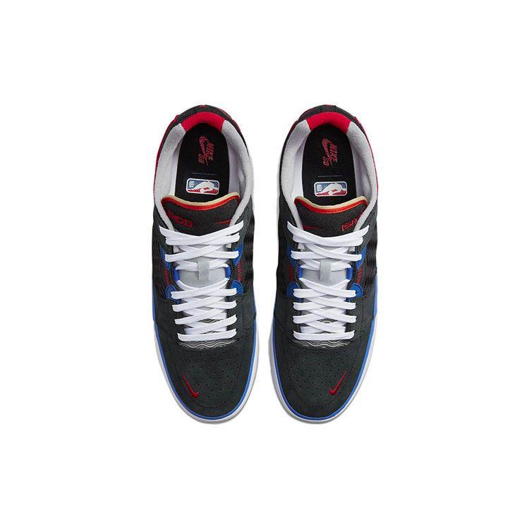 NBA x Nike Ishod Wair Premium SB 75. Jubiläum Unisex Sneaker Schwarz University-Rot DM0752-002