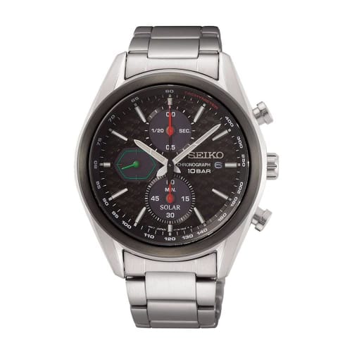 

Seiko SSC803P1 Solar Black Men s Analog Business Watch, Solar, Ships Overseas