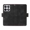 For Xiaomi 14T Pro Case PU Leather Phone Cover Rhombus Starry Imprinted
