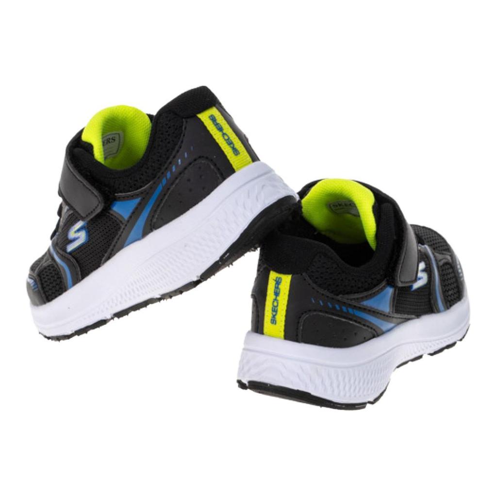 Skechers Velcro Easy On And Off Comfortable Versatile Fashion Trendy Durable Non-Slip Shock Absorbing Low Top Kids Running Shoes 405009L-BBLM