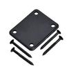 1Set Electric Guitar Neck Plate With Screws For St Tl Guitar Jazz Bass Replacement Guitar Accessories 6Coloer