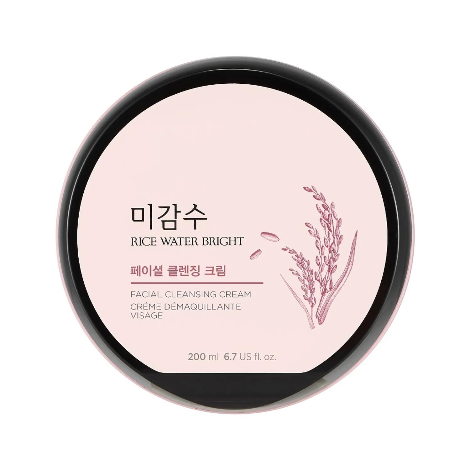 THE FACE SHOP Очищающий крем для лица Rice Water Bright 200 мл
