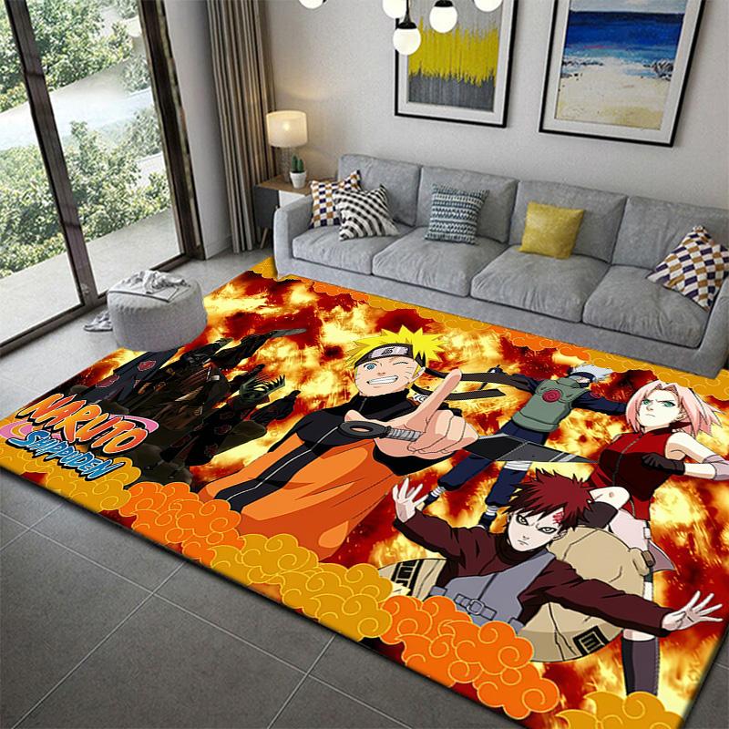 

Naruto Legendary Scene Pattern Rug Durable Non-Slip Carpet for Bedroom Game Room 60x90cm