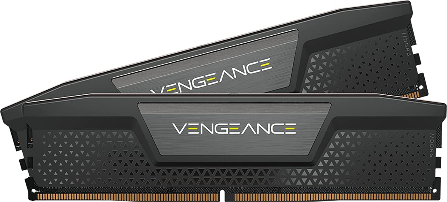 

Пам ять CORSAIR Desktop PC VENGEANCE DDR5 Series Intel XMP Memory Kit 32GB Black x CMK32GX5M2B6400C36 DDR5-6400MHz (PC5-51200) [16 ГБ 2] чорний