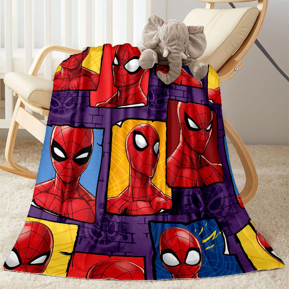 1pc Spider-Man: Scarlet Spider blanket Soft and Warm for Sofa Office Camping Travel Livingroom Great Gift for Friends and Family Comfortable