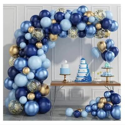 72 Stück Blaue Ballongirlande Bogen Willkommen Babyparty Valentinstag Geburtstagsfeier Hochzeitsdekorationen