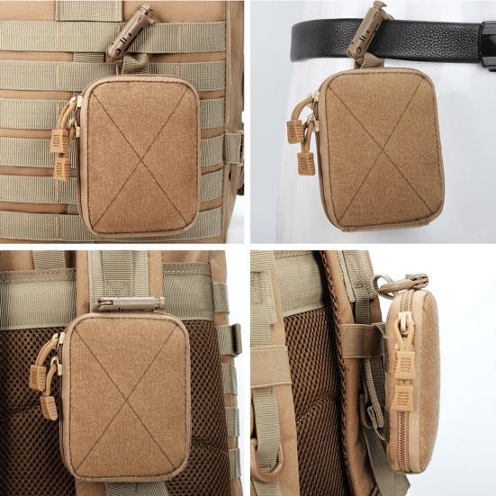 Outdoor Portable First Aid Bag Waterproof Nylon Multifunction Backpack Hanging Emergency Waist Pack EDC Tools Storage Pouch Camping Hiking Accessories