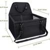 Dog Car Seat, Travel Pe-Style Dog Booster Seat, Breathable Dog Car Seat, with Adjustable Seat Belt Design