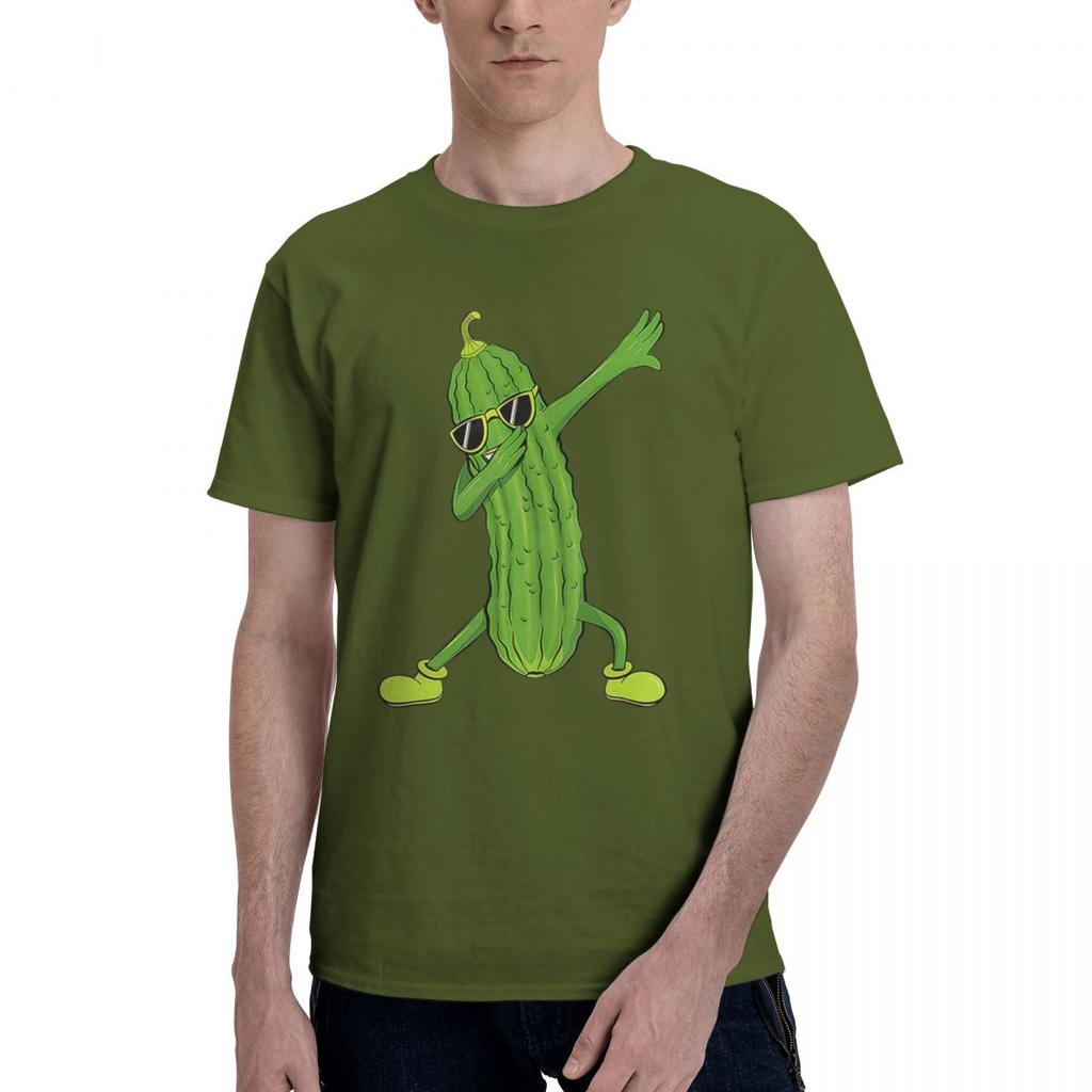 Dabbing Pickle Dancing Cucumber Lover 100 Cotton Casual Breathable Confortable Tshirt Mens Clothing Brands Men Clothes