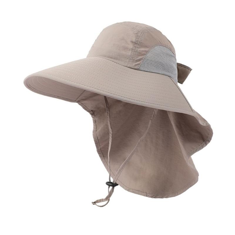 Unisex Fisherman Hat Neck Flap Bucket Hat For Girls Versatile Fashion Neck Flap Hat Bucket Hat Multiple Color