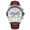LIGE Mens Watches Luxury Waterproof Military Sport Man Watch Chronograph Genuine Leather Men Quartz Wristwatch Relogio Masculino
