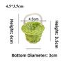 Beautiful Handmade Flower Storage Basket Hand-Woven Round Shape Wicker Flower Basket Shopping Storage Hamper Basket
