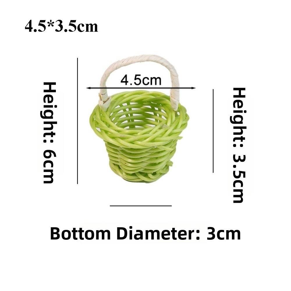 Beautiful Handmade Flower Storage Basket Hand-Woven Round Shape Wicker Flower Basket Shopping Storage Hamper Basket