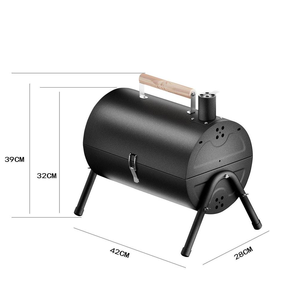 Portable Folding Double-Sided BBQ Grill & Multi-Functional Stewing Pan