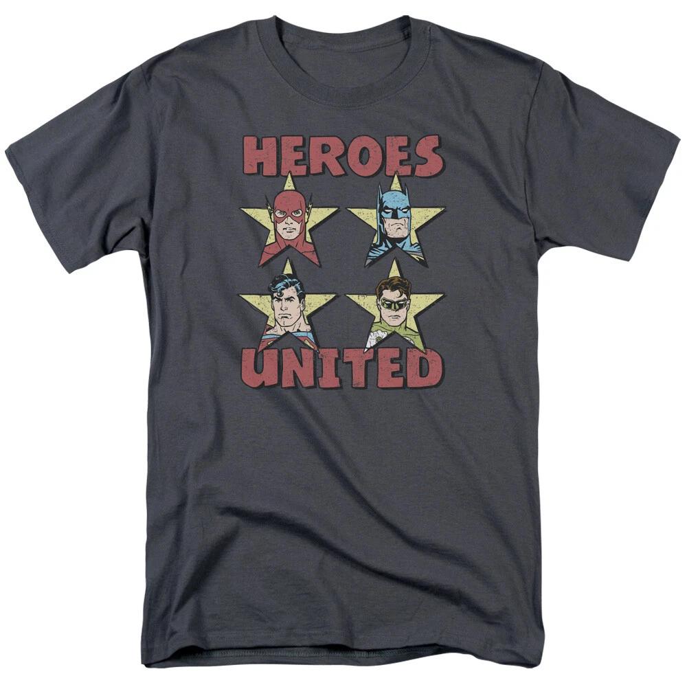 Justice League Of America  Heroes United  T-Shirt - Regular or Tank - to 5X L