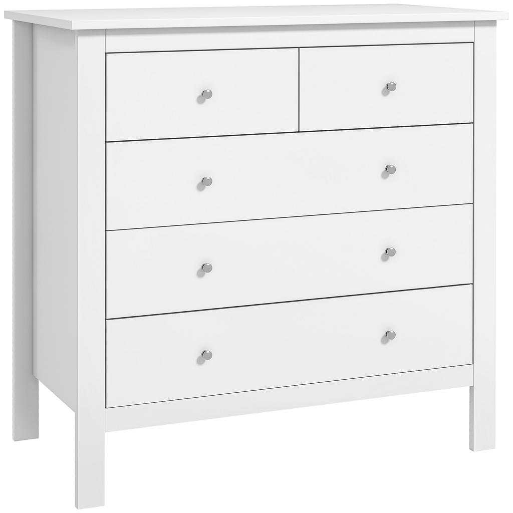 Dresser Sideboard Soft Open And Close Anti Tip 79 X 39.5 X 80.5 Cm White