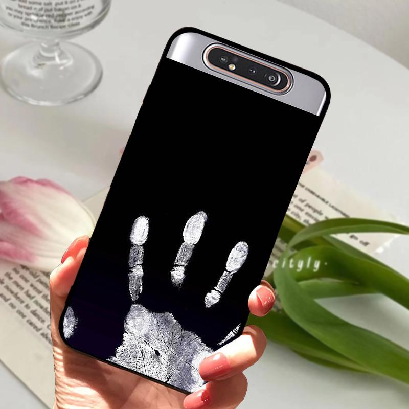 Per Samsung Galaxy A80 Custodia A 80 Antiurto Morbida TPU Silicone Copri Telefono Per Samsung Galaxy A80 Funda A80 2019 Capa Cartone Animato