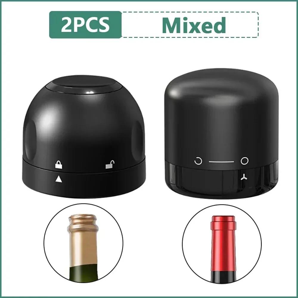 Accessories Home Brewing & Wine Making Barware Bottle Stopper Set Soda-fountain Leak Proof Tools Champagne Bar Vacuum Cork