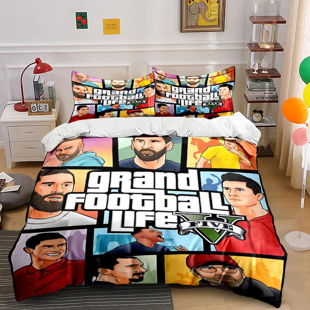 

Grand Football Life logo. Bedding sets Duvet cover sets Duvet covers Pillowcases(1 * Duvet Cover 2 * Pillowcases, without duvet insert) 135x200cm