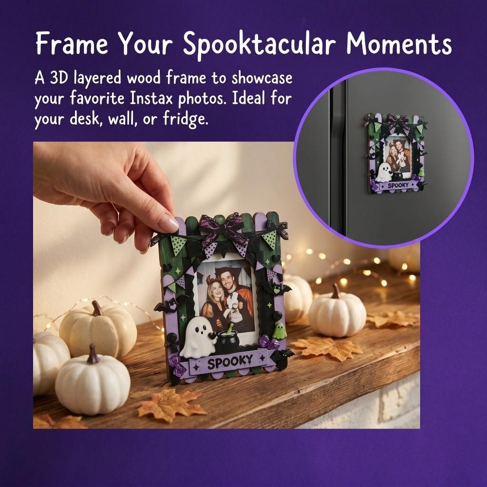 Pumpkin Picture Frame Ornaments Ghost Photo Display Holders Halloween Photo Frame Living Room