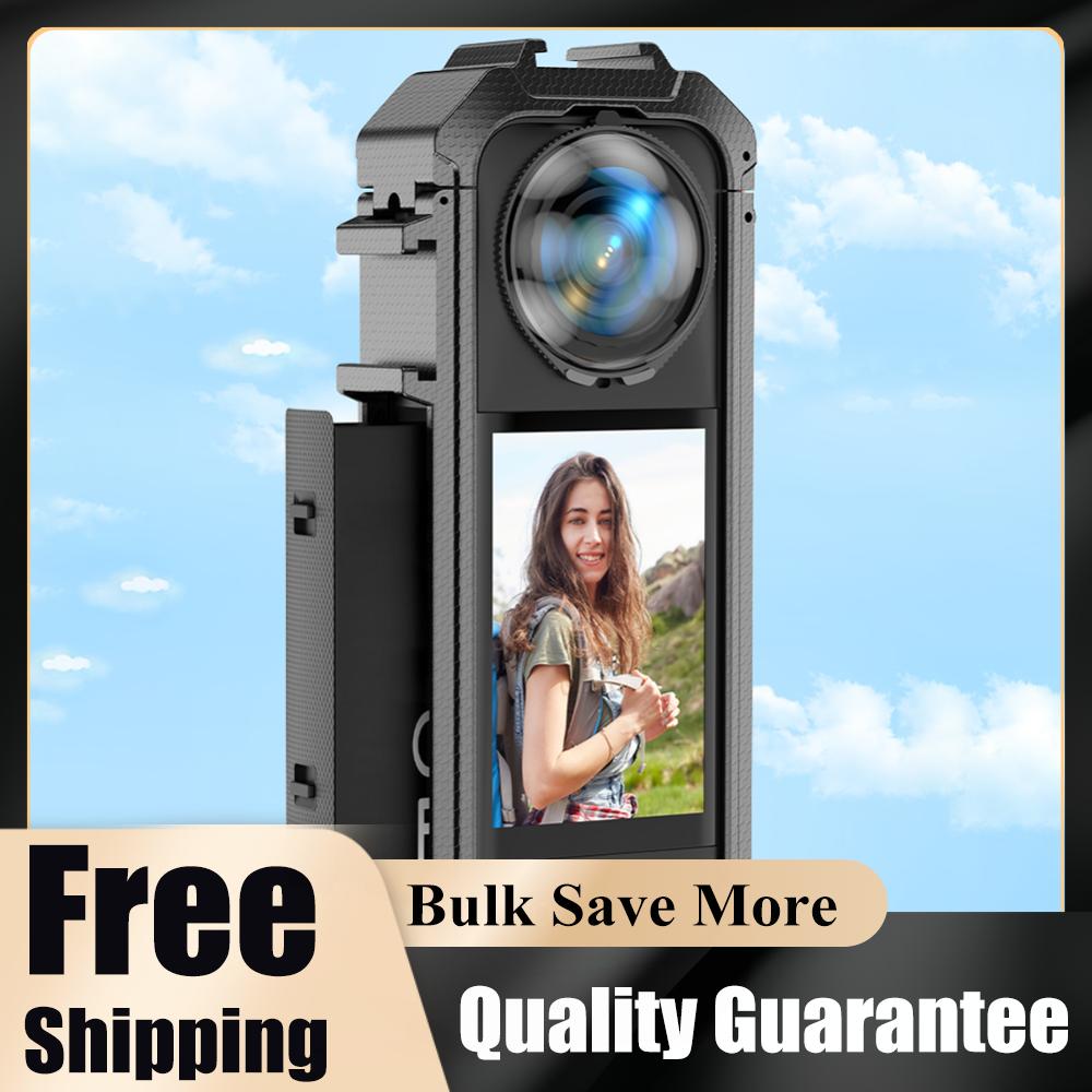 PC Protective Frame Magnetic Quick Release Rabbit Cage with Cold Shoe Mount Action Camera Frame for Insta360 X5 Action Camera
