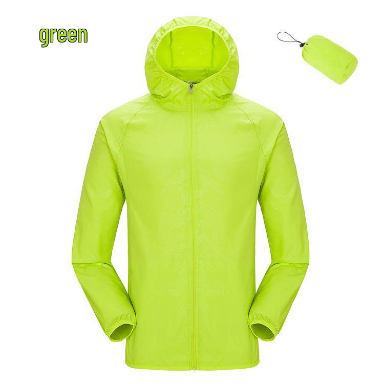 Unisex Outdoor Sun Protection Windbreaker Jacket with Custom Embroidered Logo for Team Building