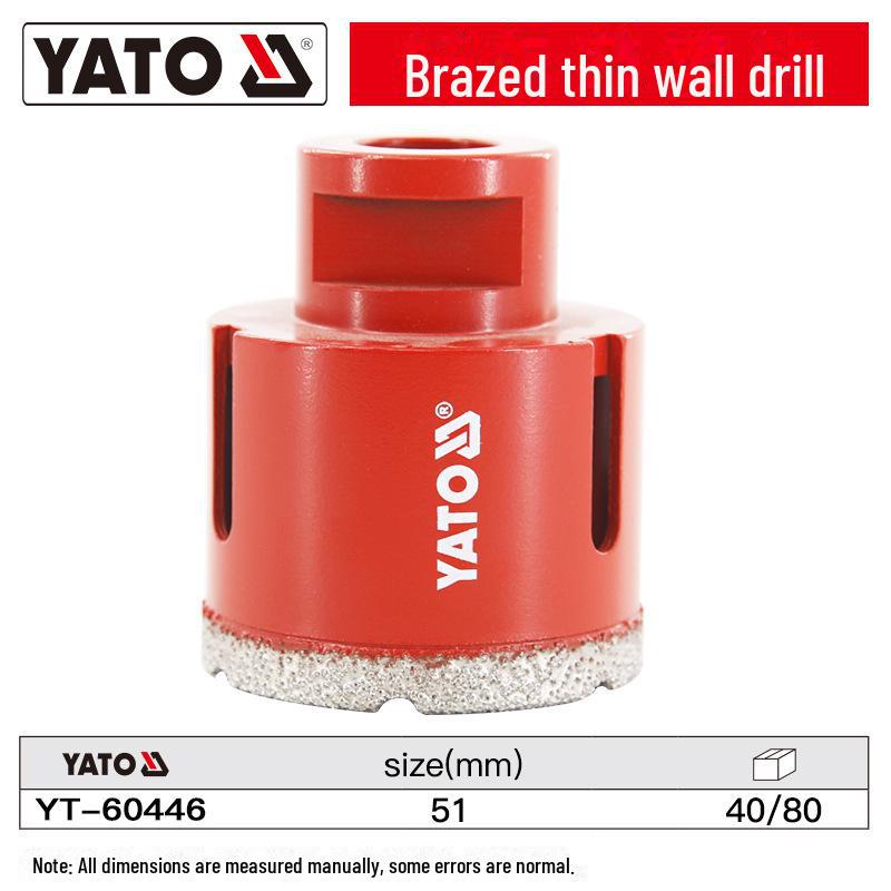 YATO Diamond Laser Drill for Glass, Tile, Marble, and Concrete